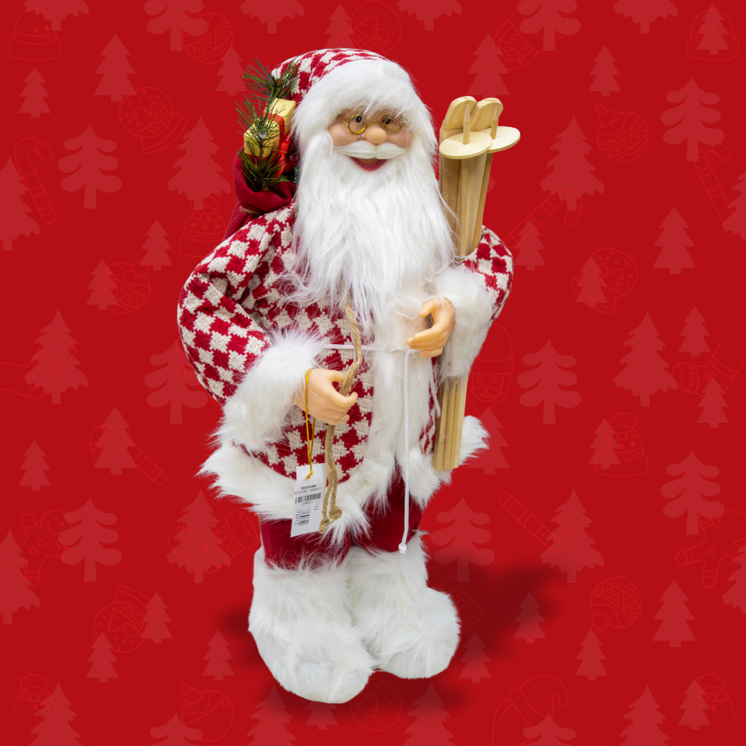 Santa Clásico Rojo Cuadros