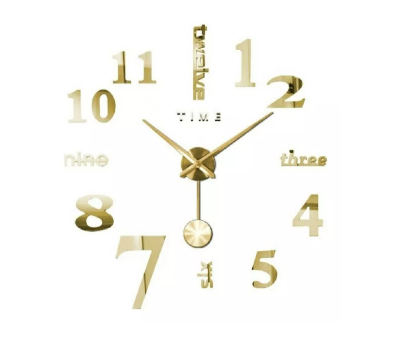 Reloj 3D Numero en ingles y Pendulo