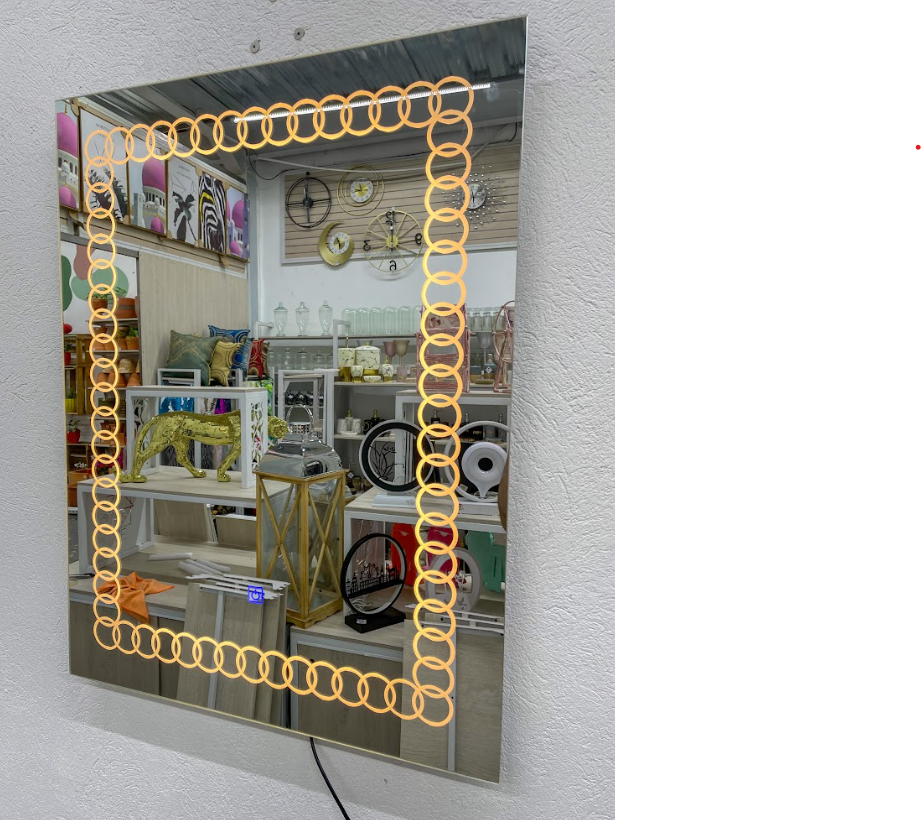 Espejo Decorativo Con Luz LED