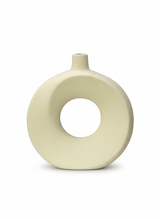 Florero en cerámica minimalista