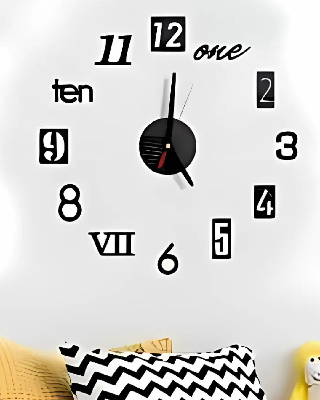 Reloj De Pared 3D Moderno