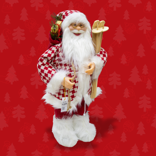 Santa Clásico Rojo Cuadros