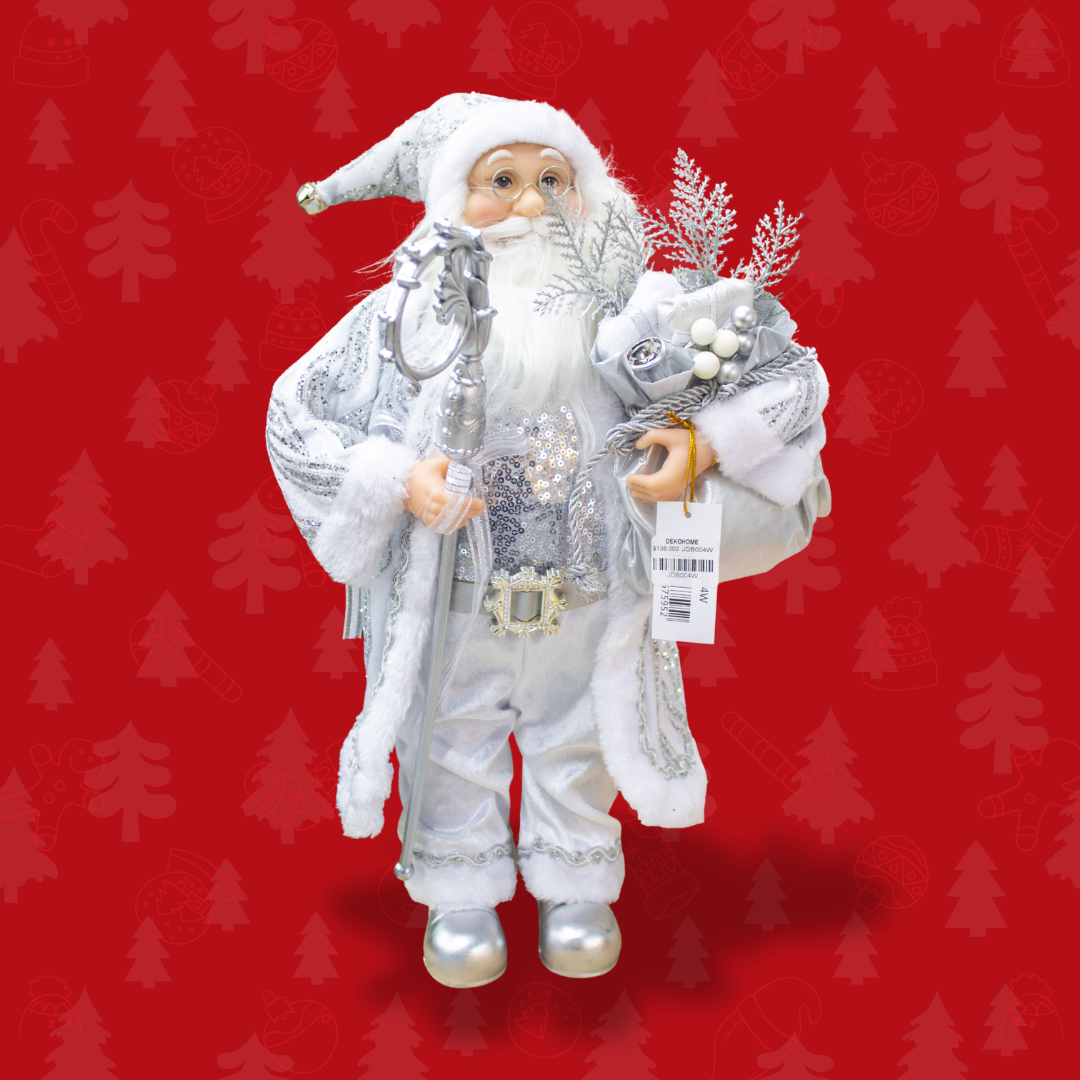 Santa Blanco Plateado