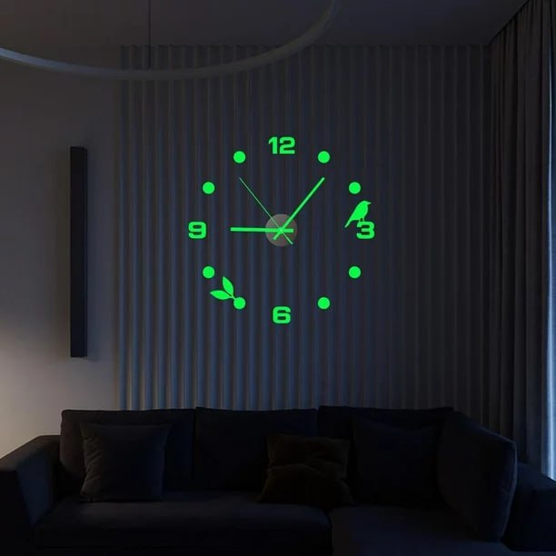Reloj 3D Ave Luminoso