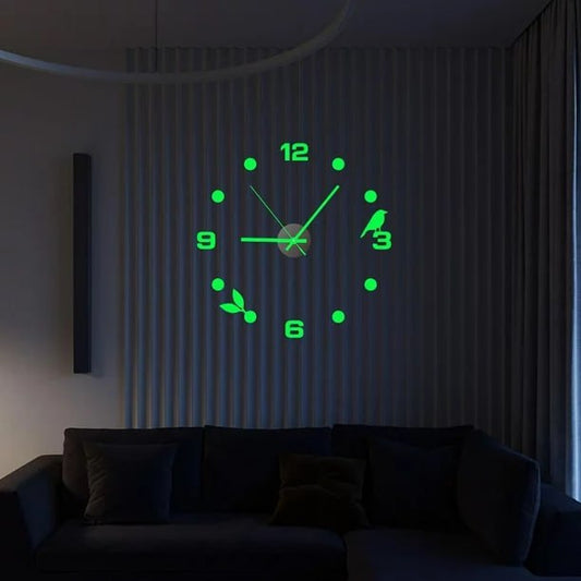 Reloj 3D Ave Luminoso