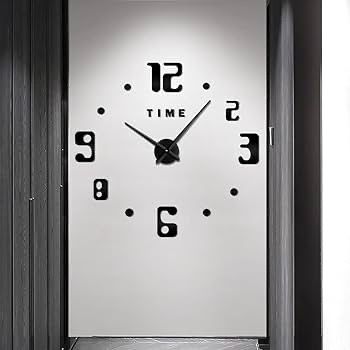 Reloj 3D de Números Grandes