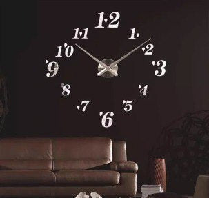 Reloj 3D de Pared de Diseño Minimalista