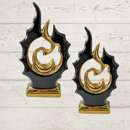 Figuras Abstractas Decorativas En Porcelana