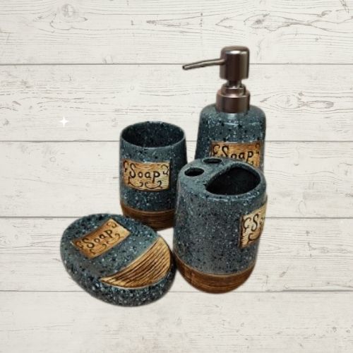 Set De Baño Gris Oscuro