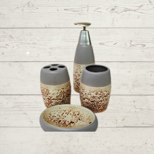 Set de Baño Beige Claro