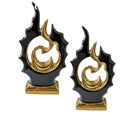 Figuras Abstractas Decorativas En Porcelana