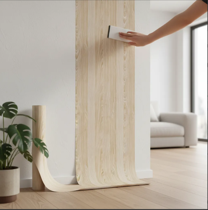 Papel Tapiz Autoadhesivo Madera