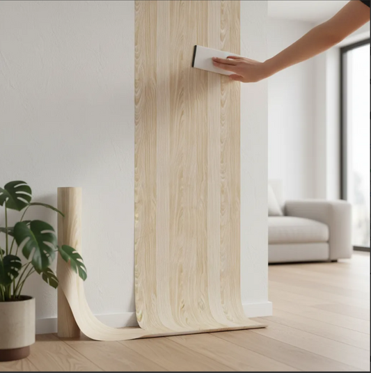 Papel Tapiz Autoadhesivo Madera