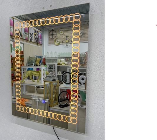 Espejo Decorativo Con Luz LED