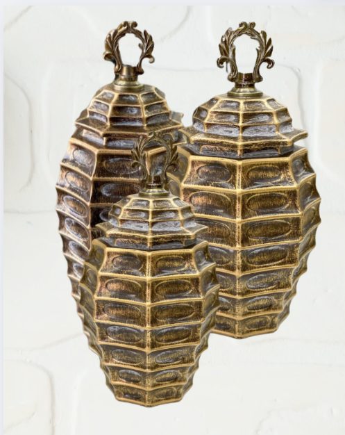 Trio de Ánforas Decorativas Versage