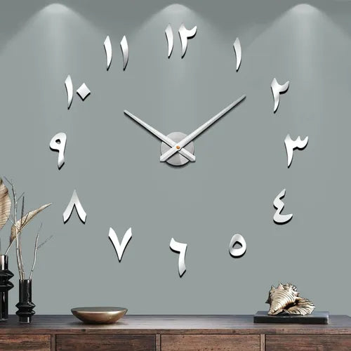 Reloj 3D Numeros Arabes