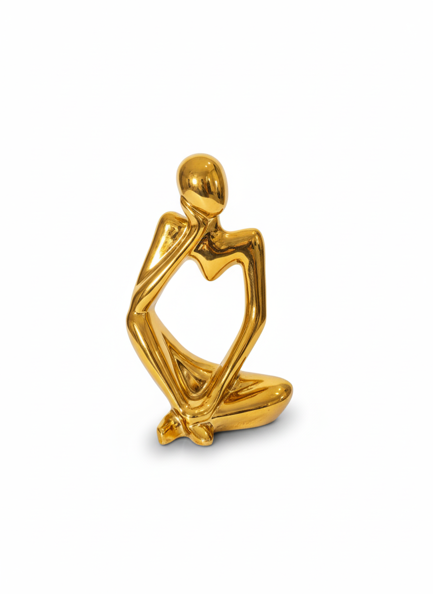 Figura Decorativa Persona Pensando