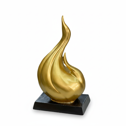 Figura Decorativa Efecto Llama de Fuego