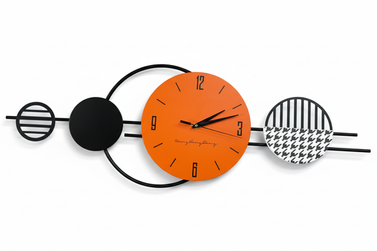 Reloj Decorativo De Pared Con Círculos