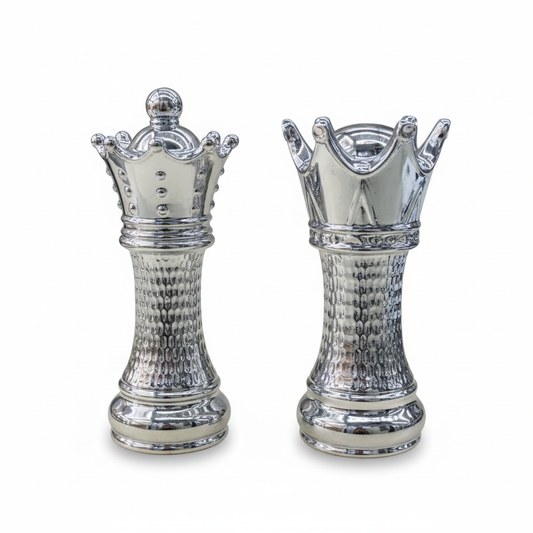 Figura De Ajedrez Decorativo Porcelana