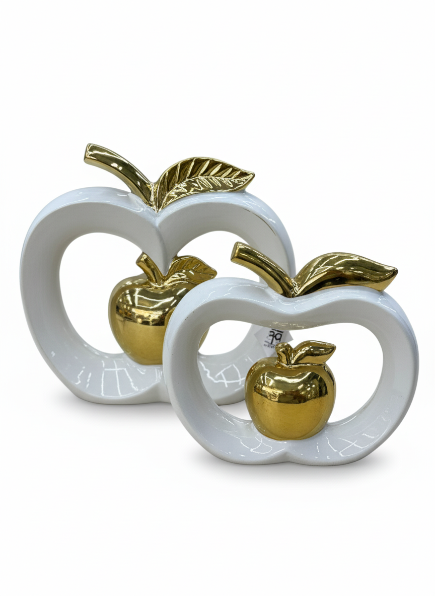 Dúo de Manzanas Decorativas
