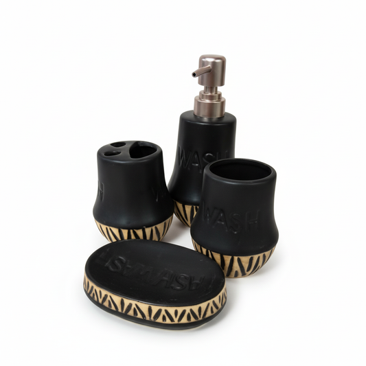 Set De Baño Negro