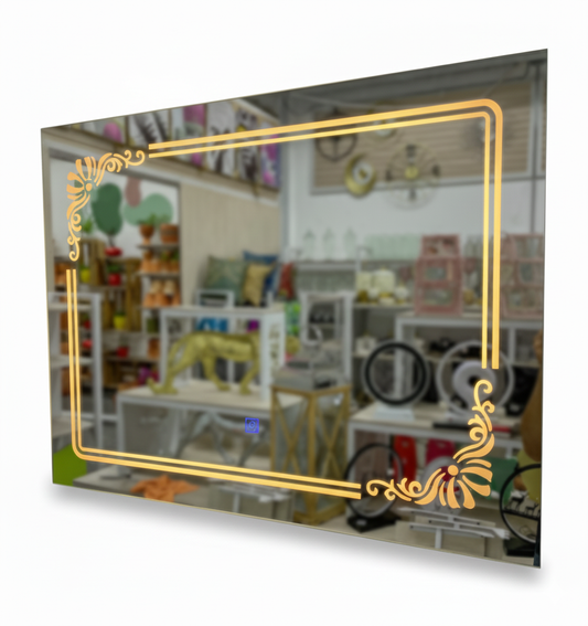 Espejo Decorativo Luz LED Rectangular