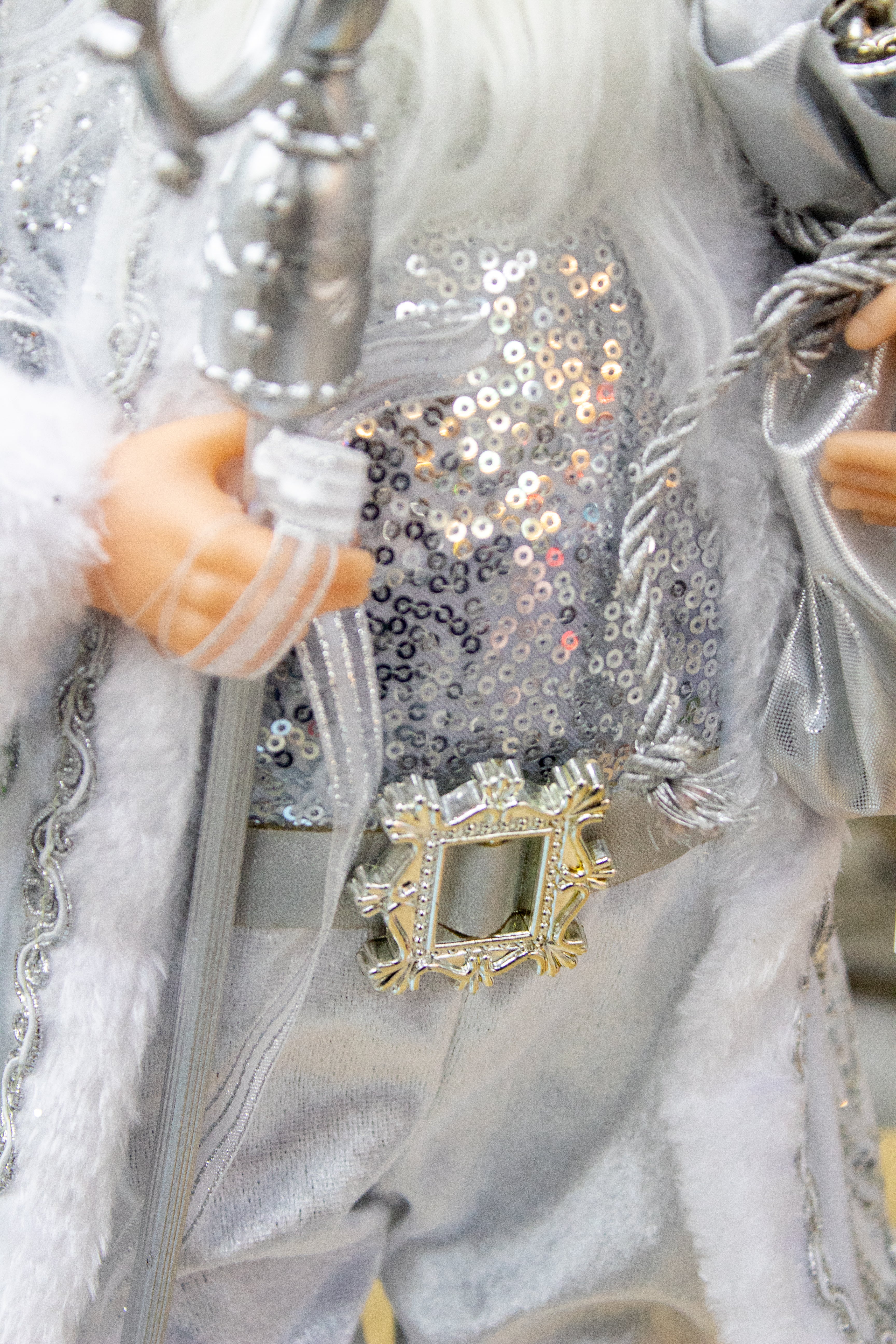 Santa Blanco Plateado