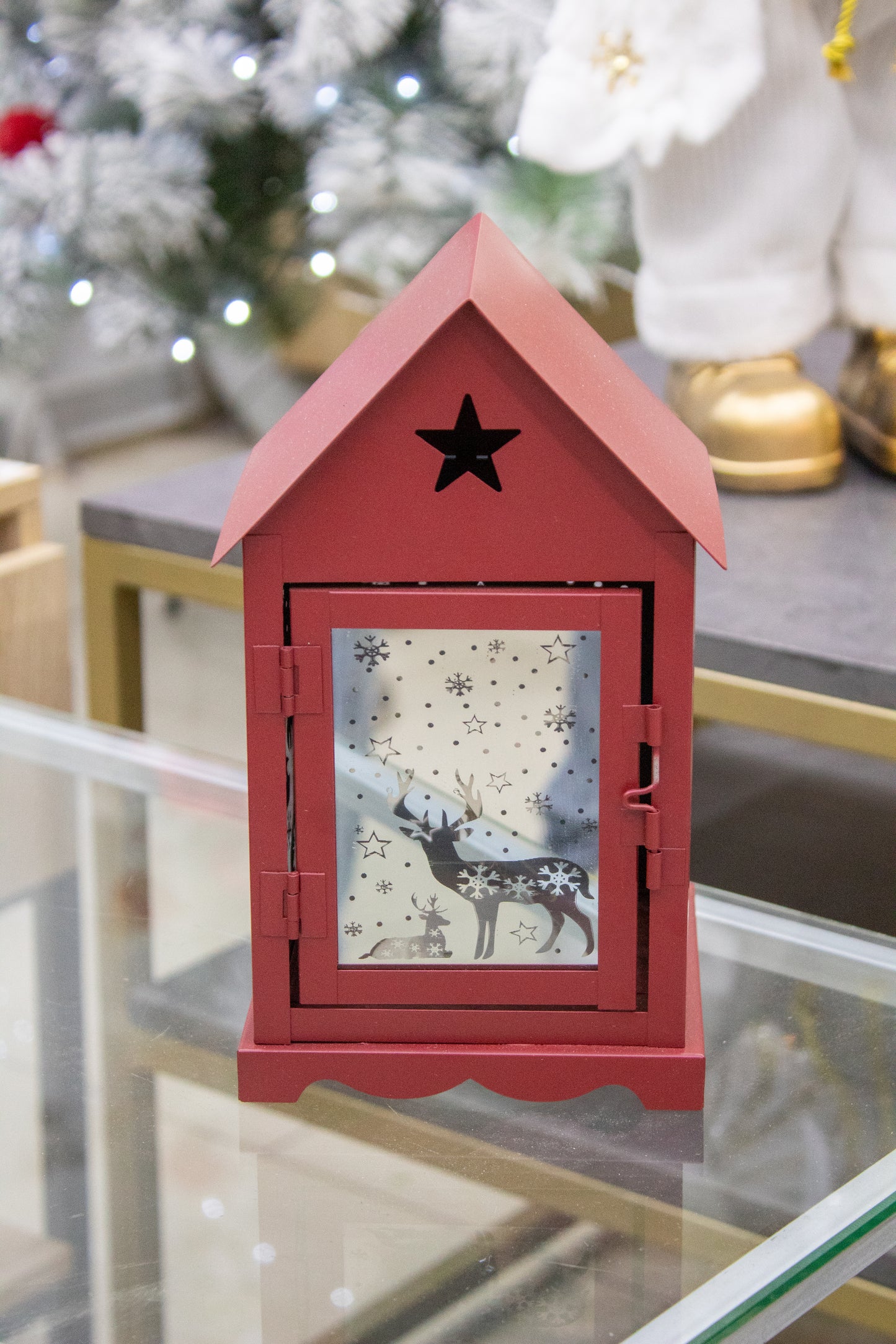 Farol Rojo Navideño