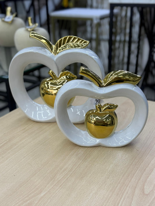 Dúo de Manzanas Decorativas