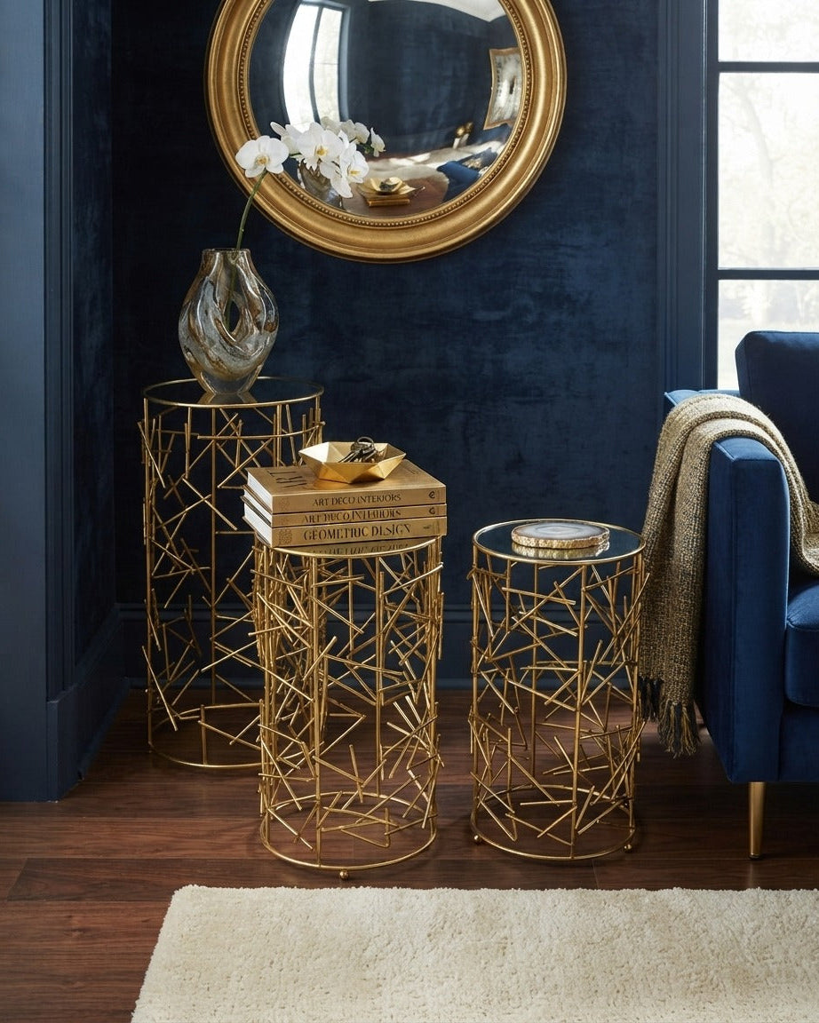 Trio de Mesas Decorativas ME0023